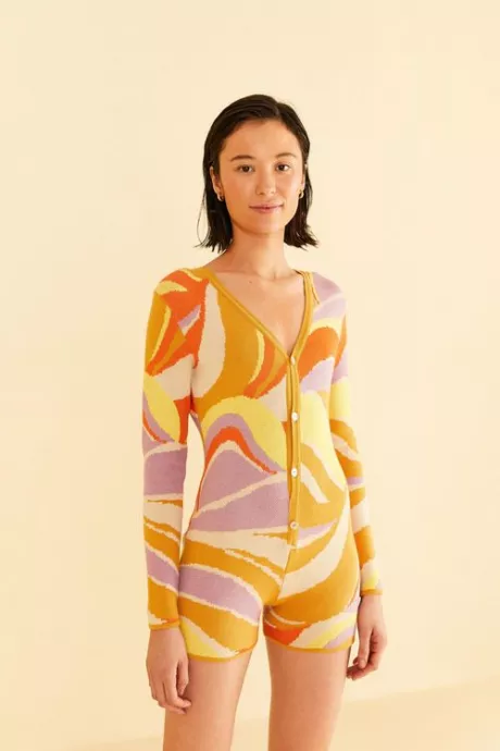 nacaquinho tricot estampado que onda