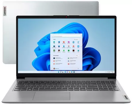 Notebook Lenovo IdeaPad 1i Intel Core i5 - 8GB RAM SSD 512GB Windows 11 15,6” 15IAU7 - Notebook Lenovo - Magazine Luiza