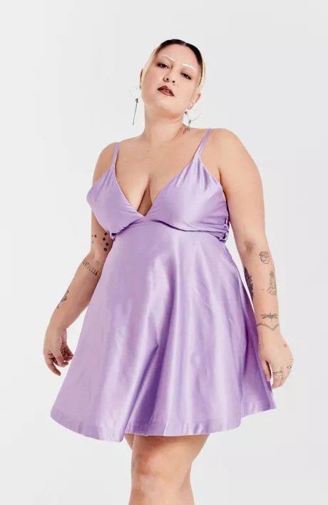 vestido bailinho lilás