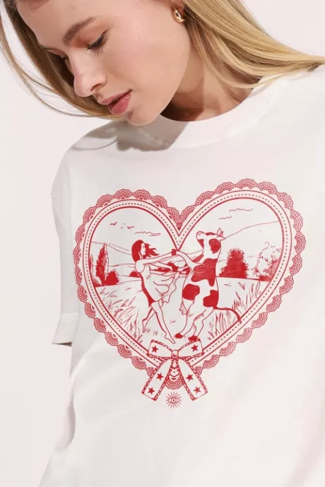 camiseta box cow heart