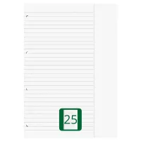 Ringbucheinlagen A4 liniert mit Rand, Lineatur 25, 50 Blatt | schulstart.de