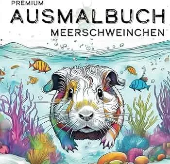 Ausmalbuch - Meerschweinchen