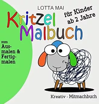 Kritzel Malbuch für Kinder ab 2 Jahre