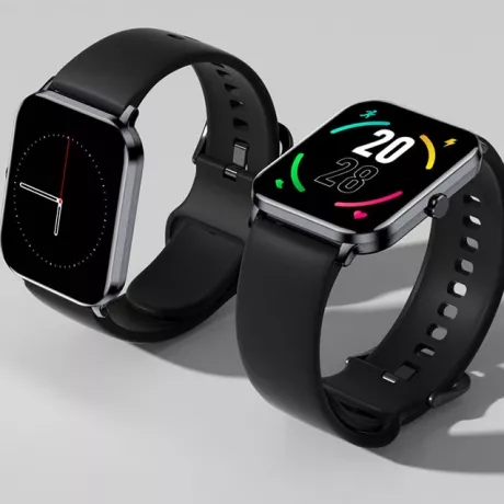 SmartWatch QCY Preto (essa loja oficial da shopee é confiável, migue oculte! já comprei dela)