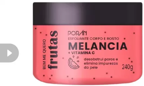 Esfoliante corporal de Melancia