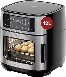 WAP Fritadeira Elétrica Air Fryer Oven Digital 12 Litros Sem Óleo 10 Funções Timer de 24h Aviso Sonoro 1800W Antiaderente WAP AIRFRY 12L 127V : Amazon.com.br: Cozinha