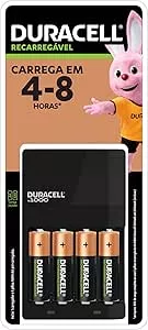 DURACELL - Carregador de Pilhas Recarregáveis AA e AAA Com 4 Pilhas AA | Amazon.com.br