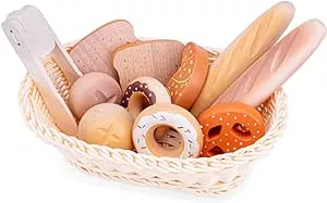 New Classic Toys 10605 Children's Role Play Bread Basket, Empty: Amazon.de: Toys