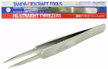 TAMIYA HG STRAIGHT TWEEZERS - MechaUniverse.es