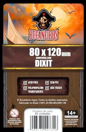 Kit de Sleeves para DIxit/Dixit 2° Edição/Dixit Odissey