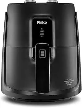 Fritadeira Air Fryer Gourmet Philco 4,4 Litros 1500w Preto Pfr15pg - 127v : Amazon.com.br: Cozinha