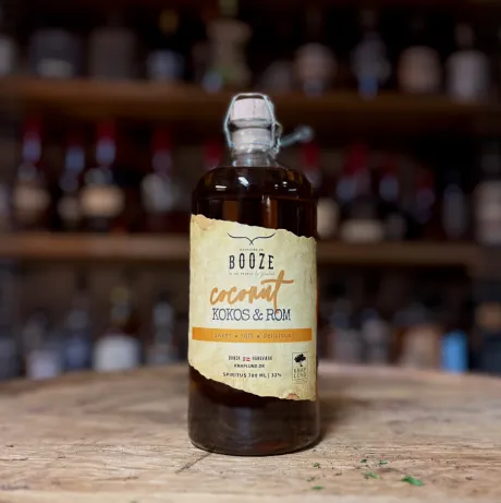 Booze I Kokos & rom 38 % – Knaplund Bootleggers