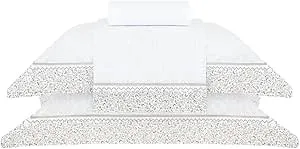 Jogo de Cama Queen Gran Percal 250 Fios Buddemeyer Intense Eleonora 100% Algodão Penteado Estampado 4 peças | Amazon.com.br