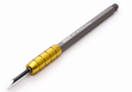 HG narrow chisel (flat knife) blade width 3.0mm | Wave Co., Ltd.