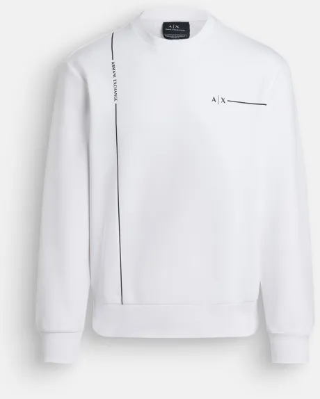 ARMANI EXCHANGE Sweatshirt weiß » günstig online kaufen | Outletcity