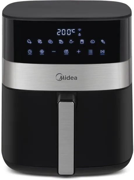 Fritadeira Air Fryer 6L Smart Chef Plus Preta - Midea