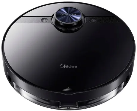 Robô Aspirador de Pó ConnectLaser M7 Passa Pano Preto - Midea