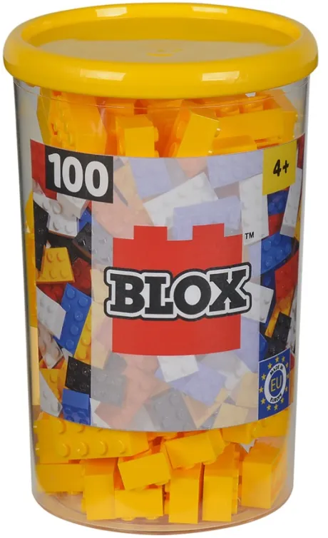 Simba Bausteine Blox 100 Teile 8er gelb