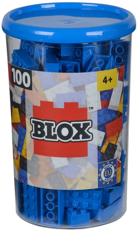 Simba Bausteine Blox 100 Teile 8er blau