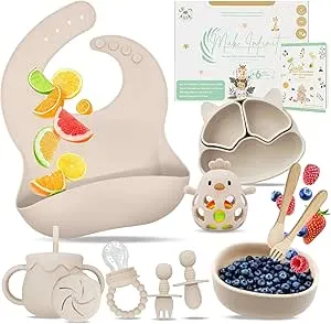 Louça de bebé de silicone