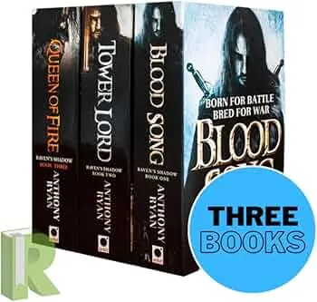 raven's shadow series anthony ryan collection 3 books set (blood song, tower lord, queen of fire) : Anthony Ryan: Amazon.de: Bücher