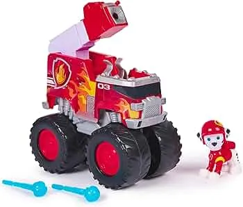 PAW PATROL Rescue Wheels - Marshalls Feuerwehr Monstertruck mit Geschoss-Abwurf und Marshall Hundefigur, Spielzeug für Kinder ab 3 Jahren: Amazon.de: Spielzeug