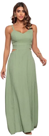 Vestido Longo Confortável Caimento Solto E Tecido Premium | Frete grátis - TAM MG(40-42)