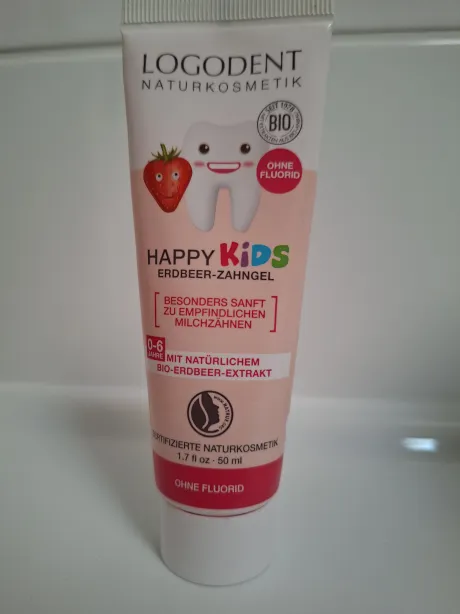 Erdbeer-Zahngel OHNE FLUORID