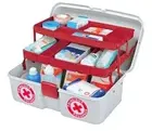 Caixa Emergência Kit Primeiros Socorros Mala Remédios Maleta Cor Branco | MercadoLivre