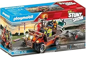 PLAYMOBIL Air Stuntshow 70835 Mobil reparationsservice, legetøjsbil med mekaniker, legetøj til børn fra 5 år: Amazon.de: Legetøj