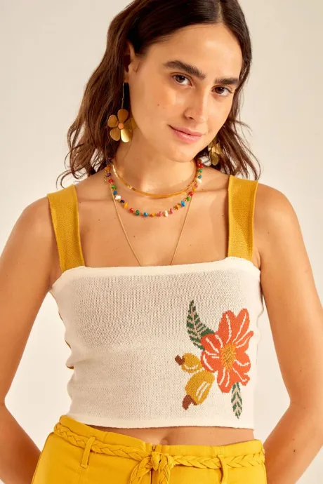 cropped tricot gaia - 02034799