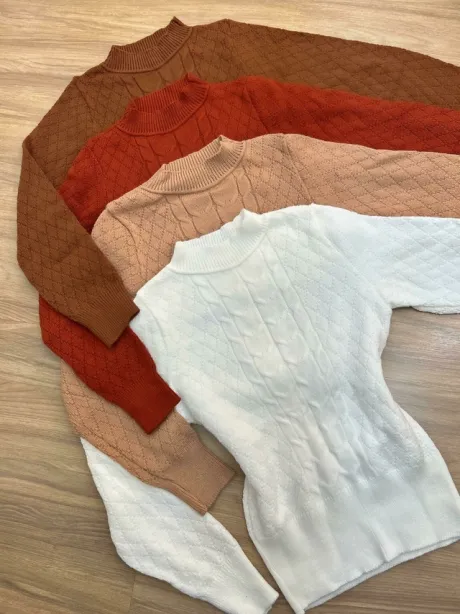 Blusa Tricô Glória - Paris Roupas e Acessórios