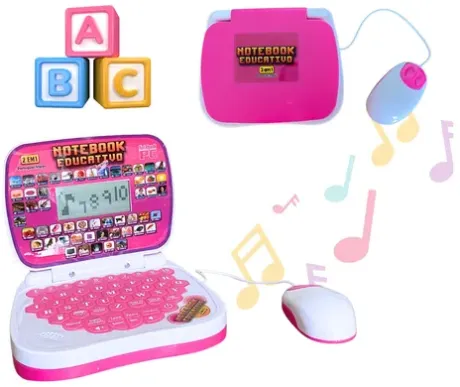 Laptop Infantil Educativo Menina Inglês Português Notebook | MercadoLivre