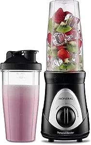 Personal Blender, Mondial, Preto/Prata, 300W, 220V - DG-01 | Amazon.com.br