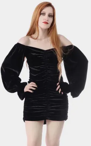 Vestido Veludo Stramonium Justo - Sweet Sam