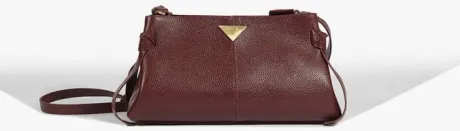 Bolsa Pequena Gilian Couro Vinho | Schutz