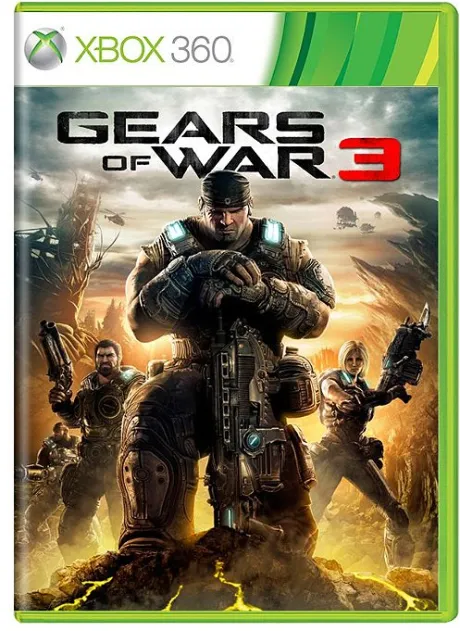 Jogo Gears of War 3 - Xbox 360 - MeuGameUsado