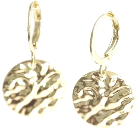 Argola Vintage Banhada a Ouro 18k - Plaka Acessórios