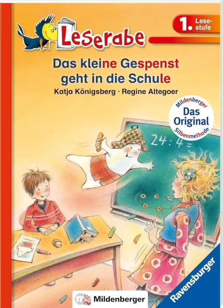 Das kleine Gespenst geht in die Schule - Leserabe 1. Klasse - Erstlesebuch für Kinder ab 6 Jahren (mit Mildenberger Silbenmethode) : Königsberg, Katja, Altegoer, Regine: Amazon.de: Bücher