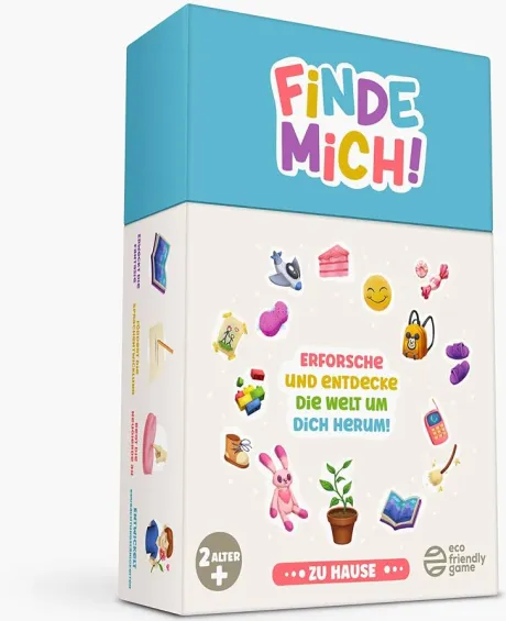 Finde Mich! Indoor Suchspiel – Entdeckerkarten für Kinder ab 2–6 Jahren – Zuhause entdecken & spielerisch lernen – Montessori Lernspiel & Geschenk für Jungen & Mädchen – Spielidee für Schlechtwetter: Amazon.de: Spielzeug