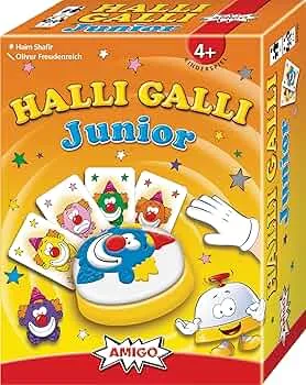 AMIGO 7790 - Halli Galli Junior, Kartenspiel, Inhalt: 1 Stück, Kind, Blau,grüne: Amazon.de: Spielzeug