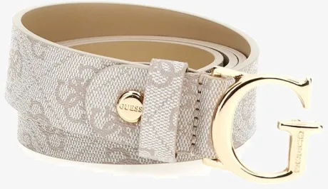 Guess NOELLE LOGO - Gürtel - beige - Zalando