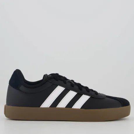 Tênis Adidas VL Court 3.0 Juvenil e Branco - Futfanatics