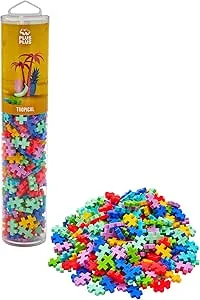 Plus-Plus 9604261 Geniales Konstruktionsspielzeug, Tropical, Kreativ-Bausteine Tube, 240 TeilePlus Plus PP4261 Konstruktionsspiel, Mehrfarbig, Mini, Tropisch: Amazon.de: Spielzeug