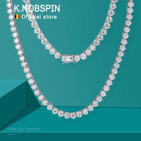 [ANIVER] Riviera Moissanite Tennis Colar