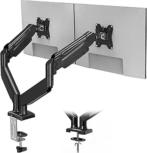 BONTEC Monitor Halterung 2 Monitore für 13-32 Zoll Bildschirme, Ergonomischer Gasfederarmständer Hält 3-9 kg mit Kabelmanagement, Neigbar, Schwenkbar, Drehbar, VESA 75/100 mm: Amazon.de: Computer & Zubehör