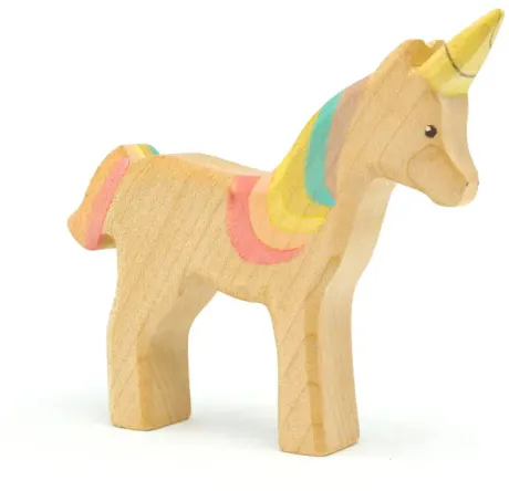 HolzWald Einhorn Regenbogen klein – buntnatur Family