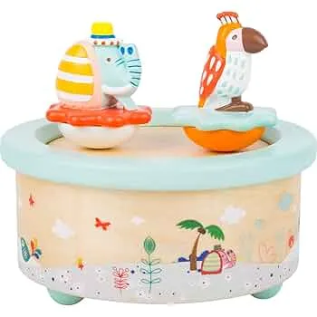 Small Foot Musical Box Parrot and Elephant Wooden Sleep Aid with Removable Figures for Children from 3 Years 11108: Amazon.de: Home & Kitchen
