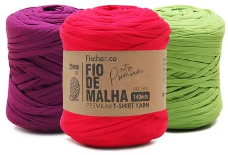 Fio de Malha Extra Premium Fischer 25mm com 140mts