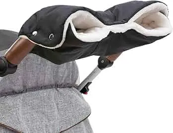 Diaoprotect Pram Hand Warmer Muff, Pram Gloves, Hand Muff with Fleece Inside, Pram Muff, Breathable, Waterproof, Windproof, Universal Size for Pushchairs, Buggies, Bicycle Trailers (Black) : Amazon.de: Baby Products